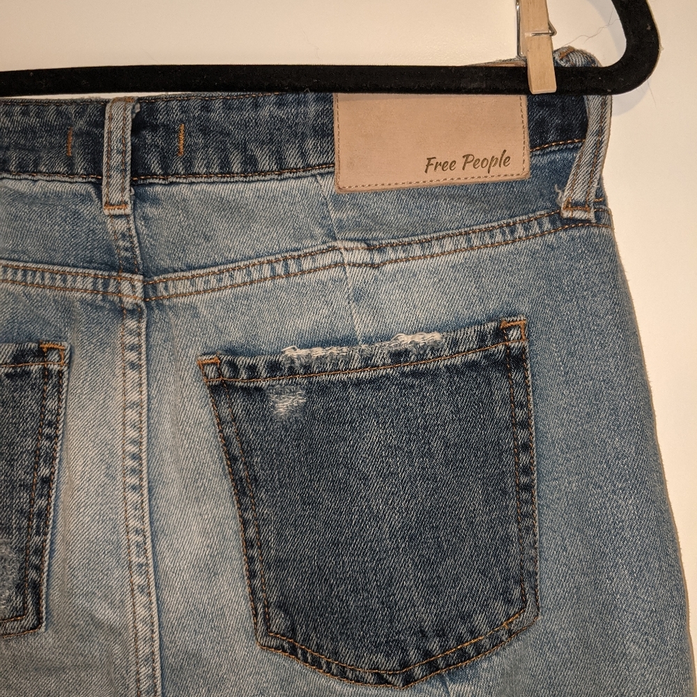 Free People Two-tone Jeans
